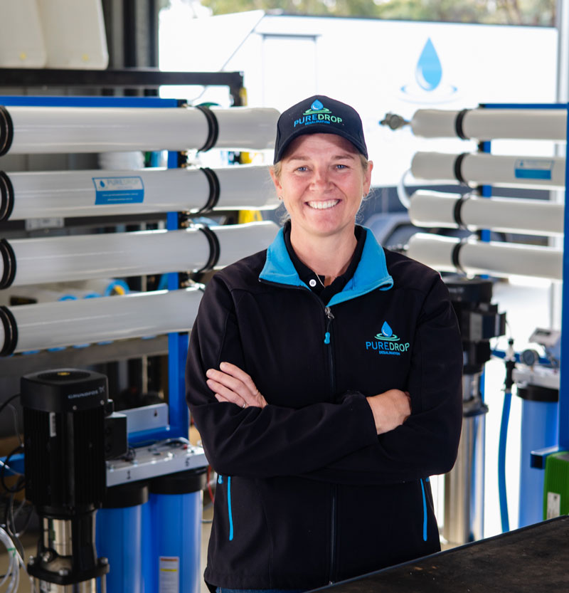 Alicia - Puredrop Desalination Unit - Make Bore Water Better